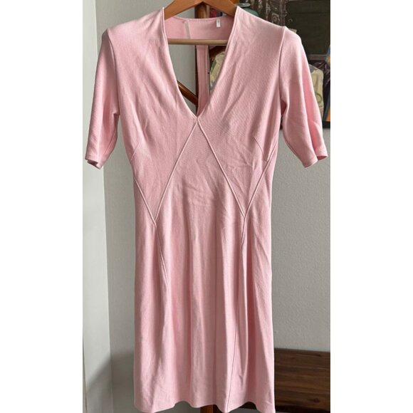 Helmut Lang - Gala Knit Mini Dress in Light Pink - Picture 4 of 6